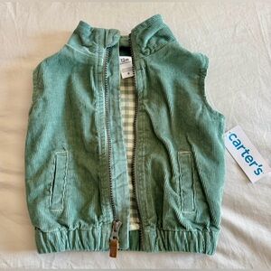 Carter's Teal Corduroy Vest